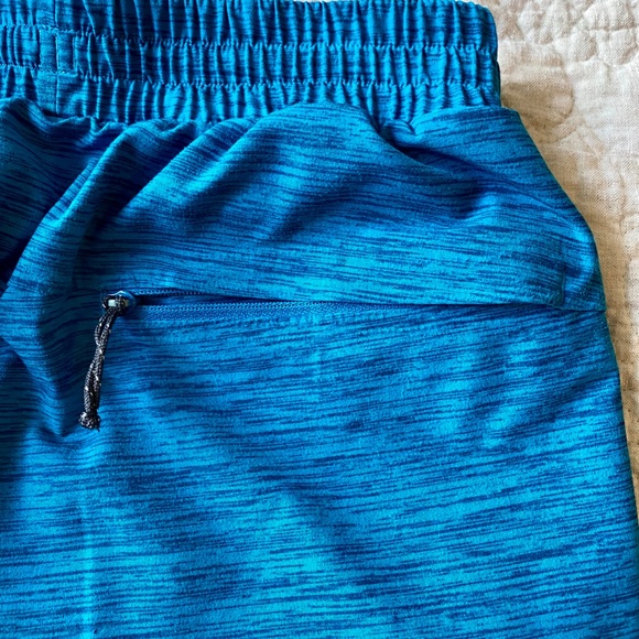 Lululemon Channel Cross Swim Short 7 Invert Heather Vivid Aqua Deep Marine Small - Picture 8 of 8